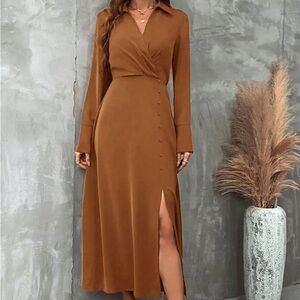 Brown dress